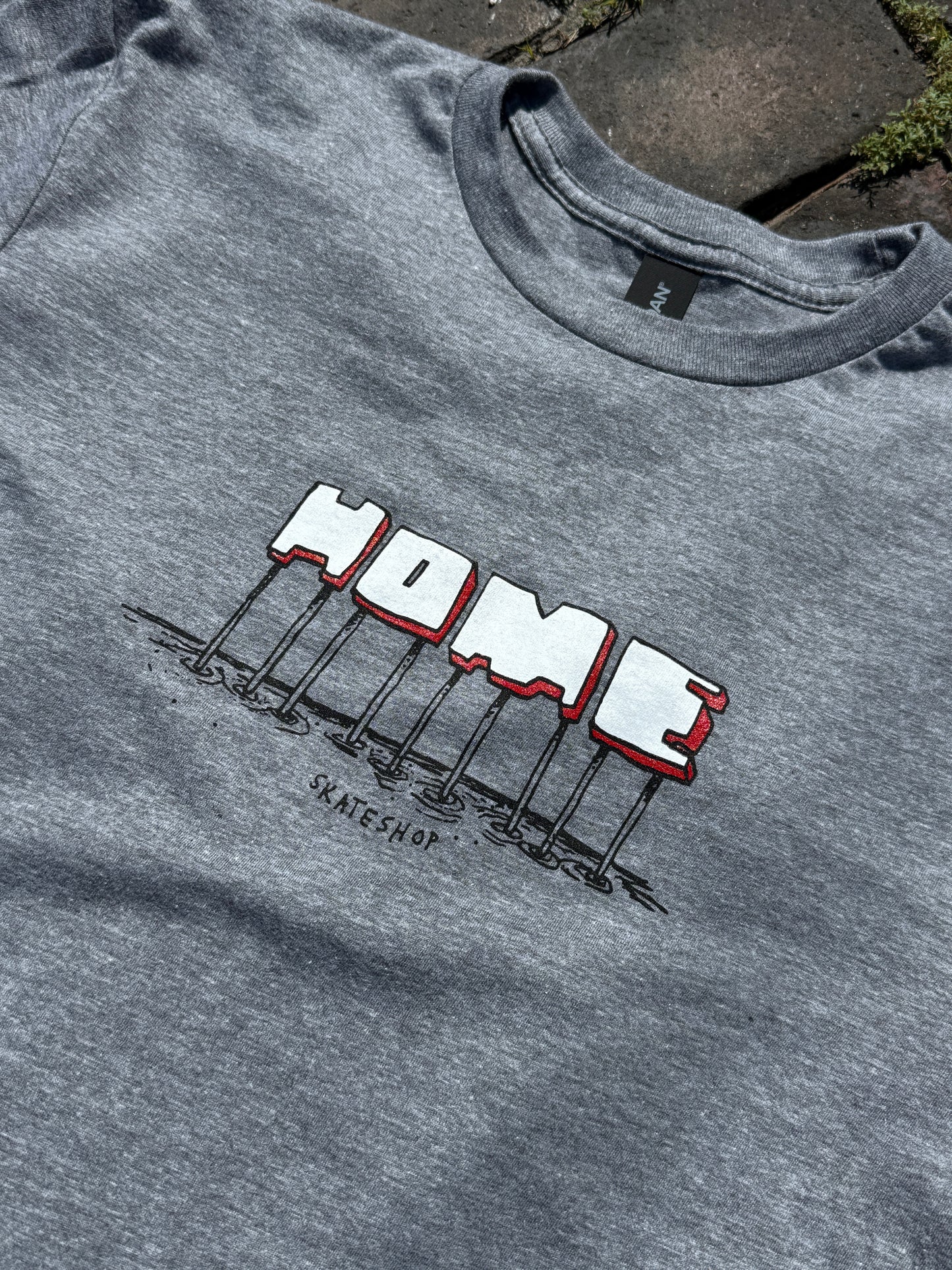Stilts Logo Tee (Gray/White/Red)