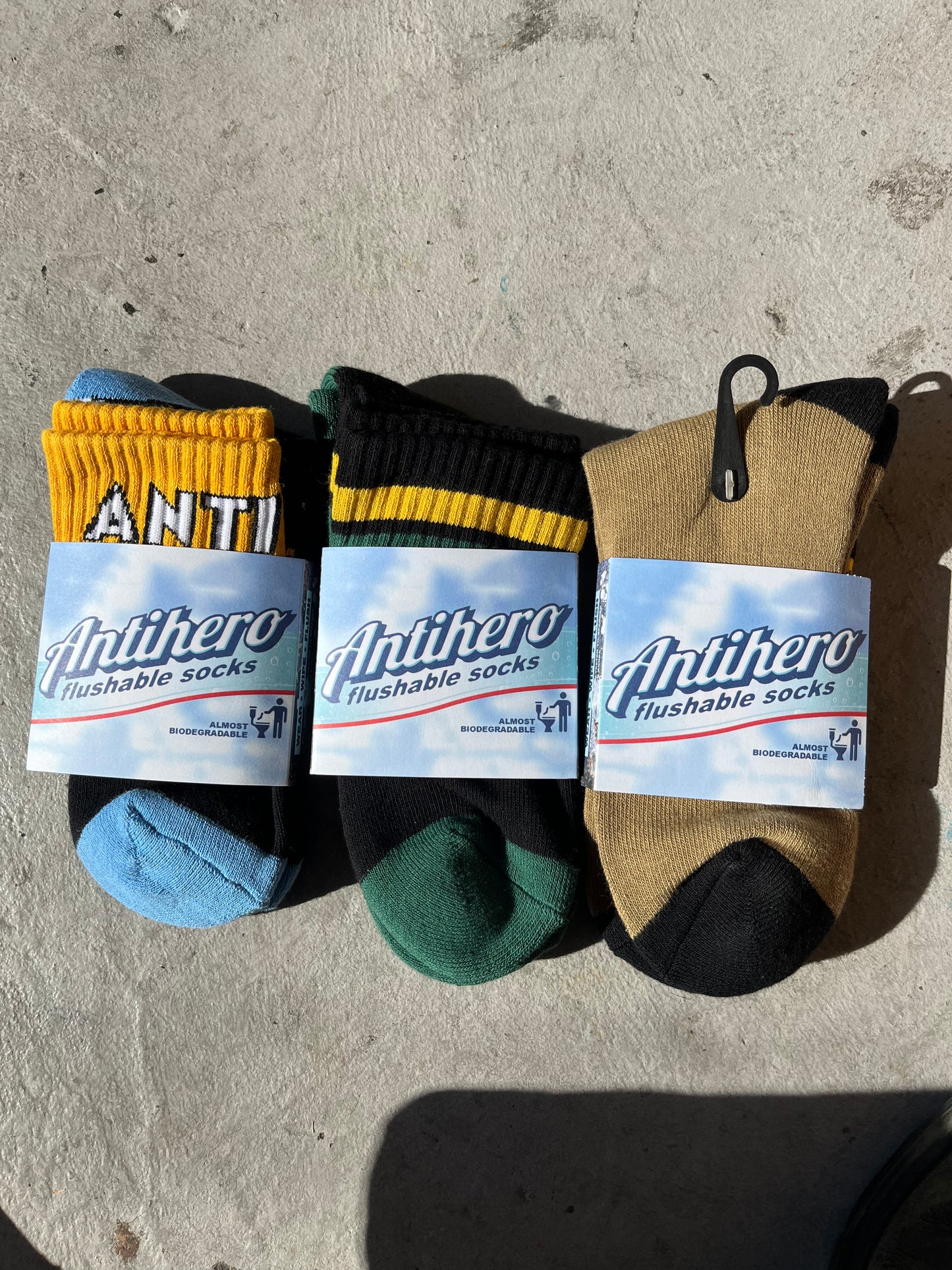 Anti Hero Flushable Socks