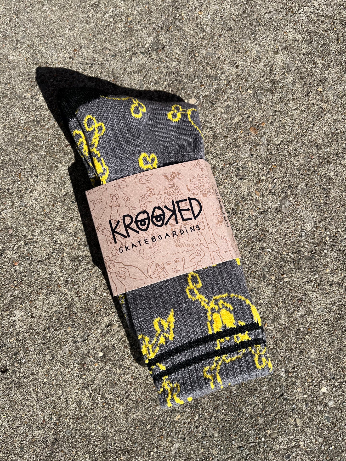 Krooked Skull Sock