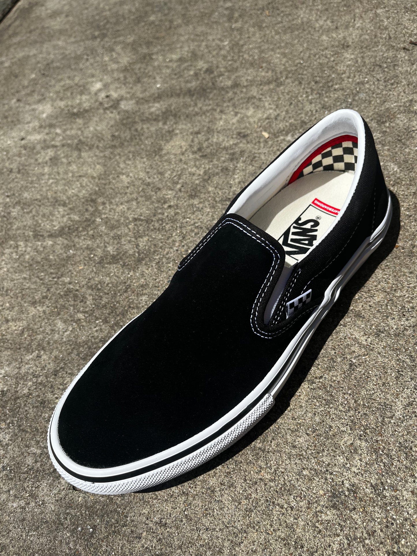 Skate Slip-On (Black/White)