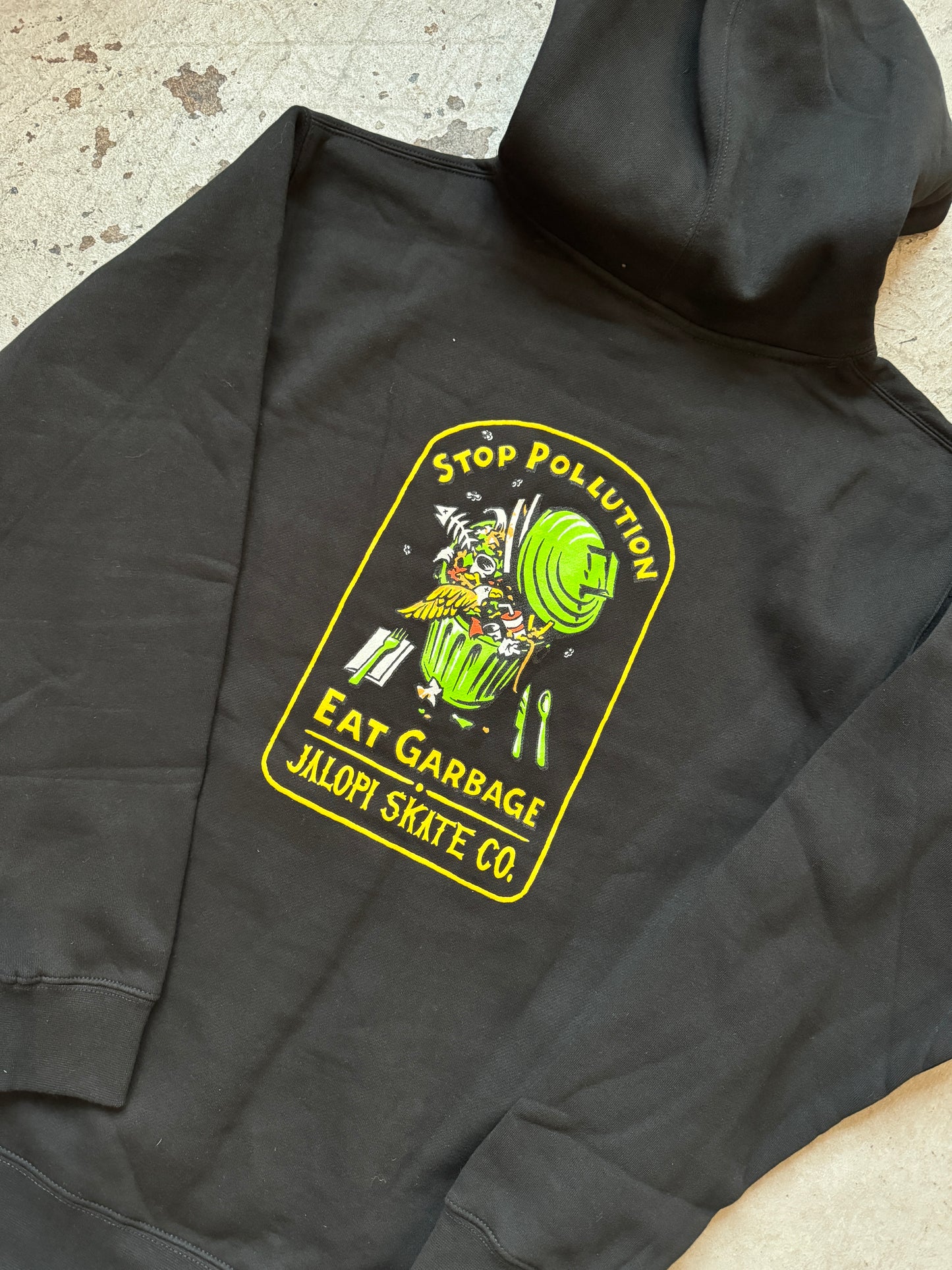 Jalopi Stop Pollution Hoodie