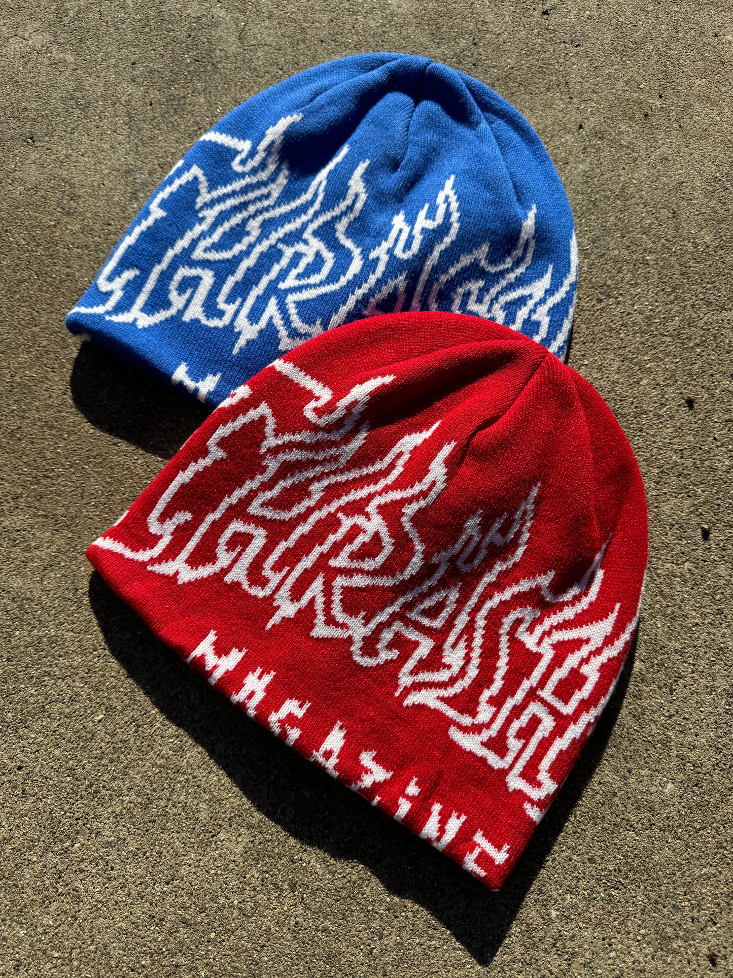 Fire Outlined Skully