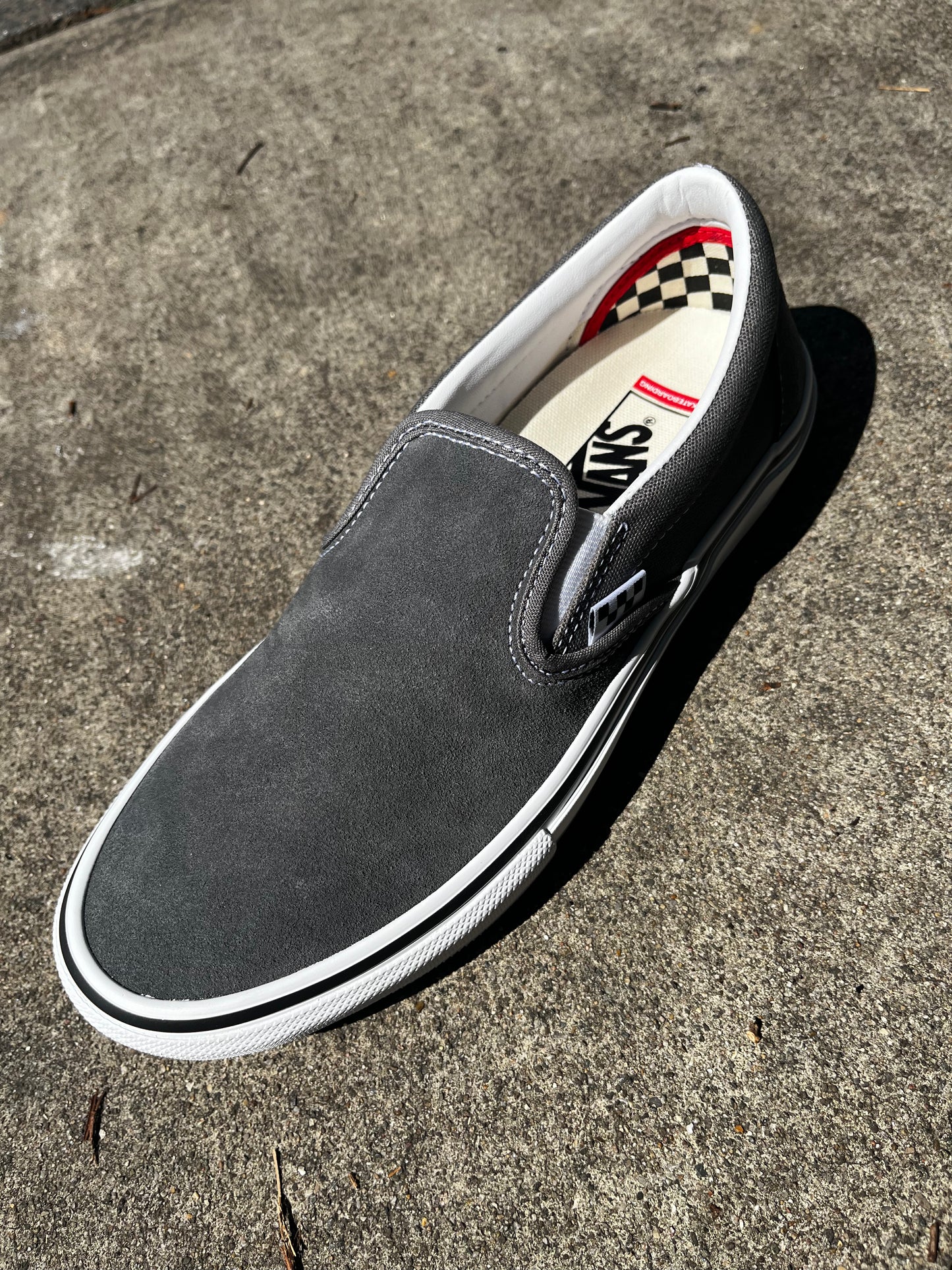 Skate Slip Ons (grey)
