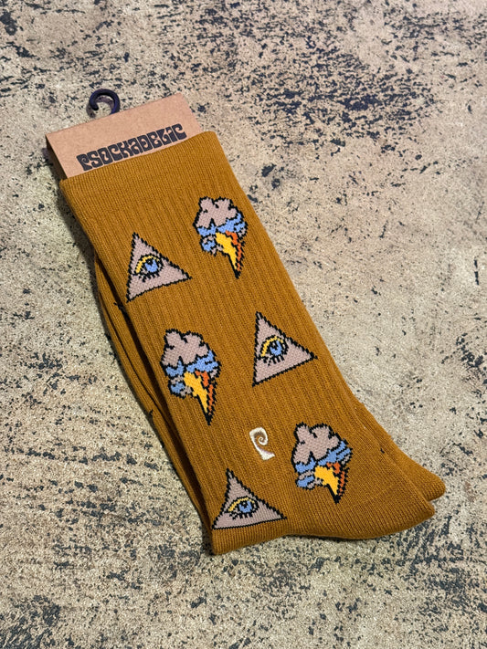Eye Cloud Sock
