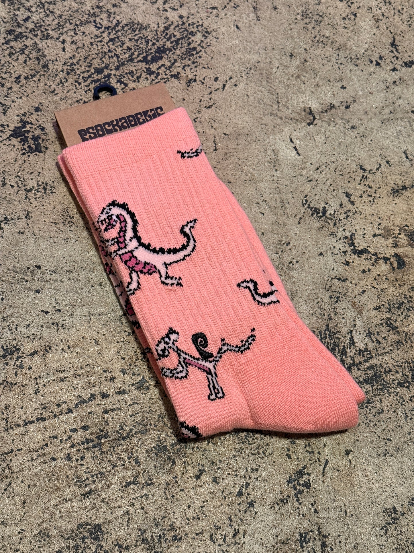 Pinkzilla Sock