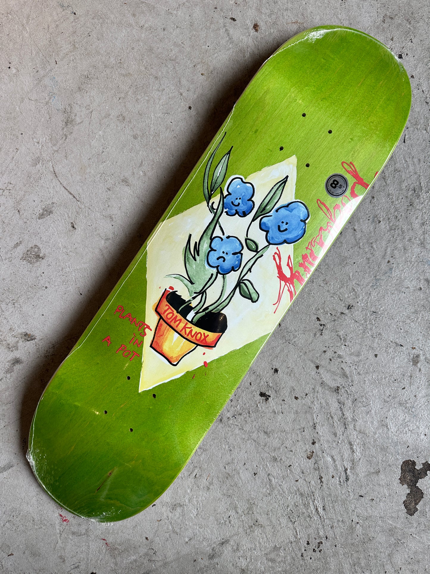Knox Blue Flowers. Deck