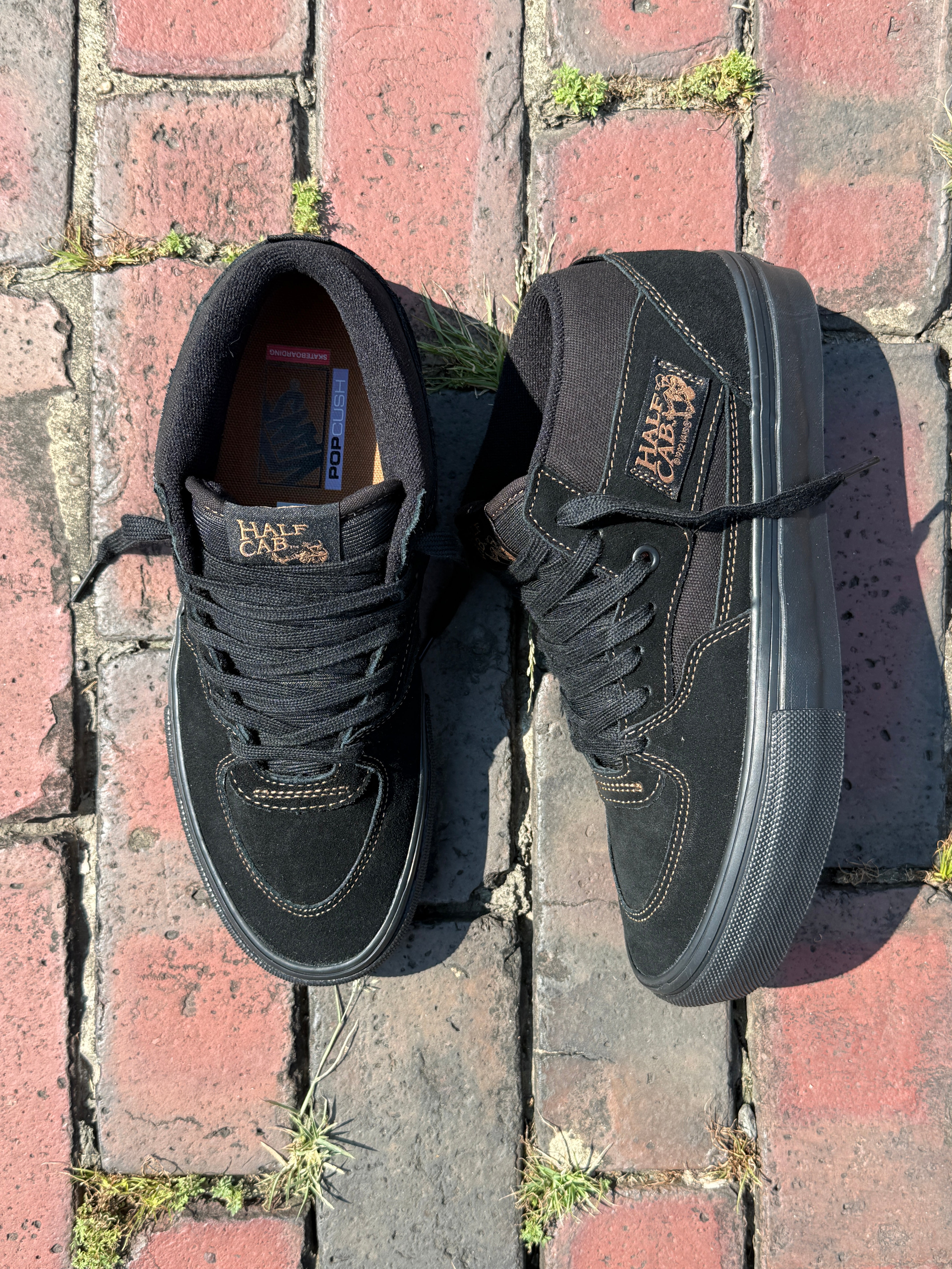 Skate Half Cab (Black/Brown) – Home Skateshop