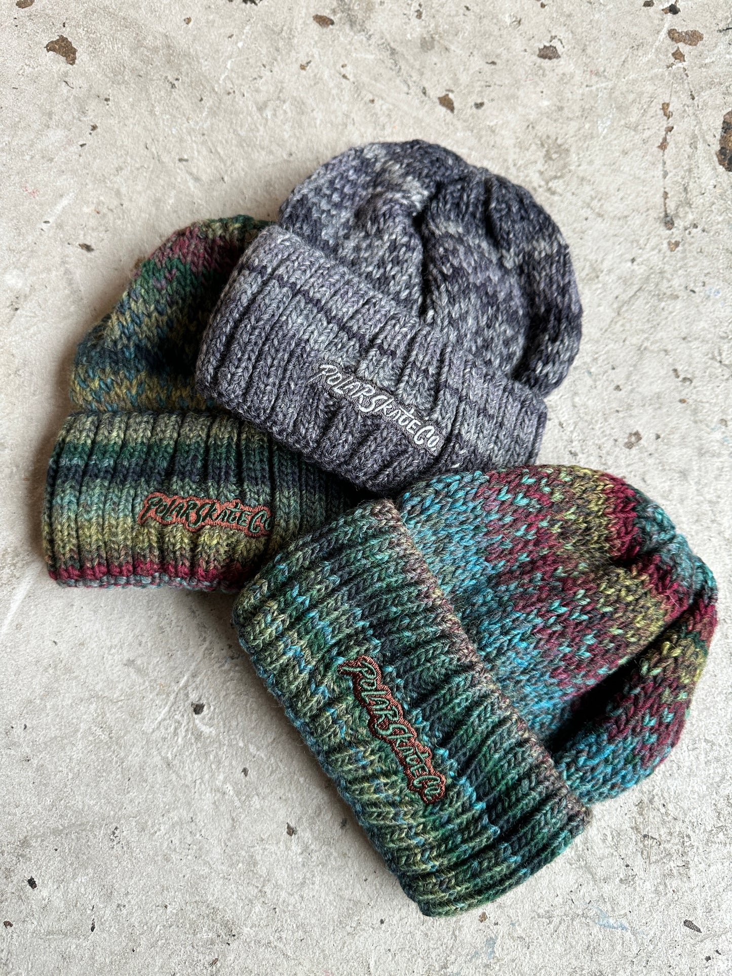 Polar Skate Co Multi Color Knitted Beanie