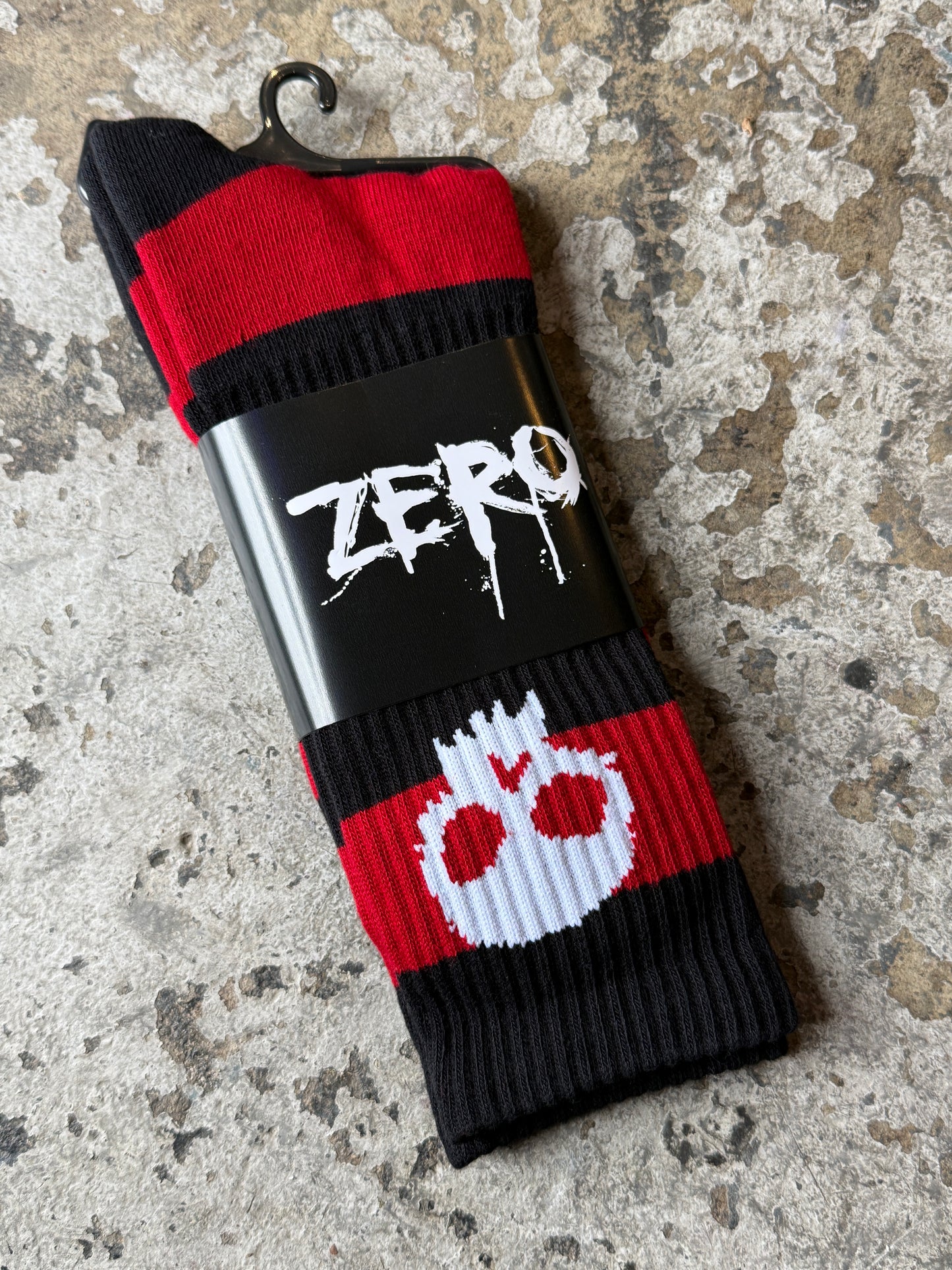 Single Skull Stripe Sock