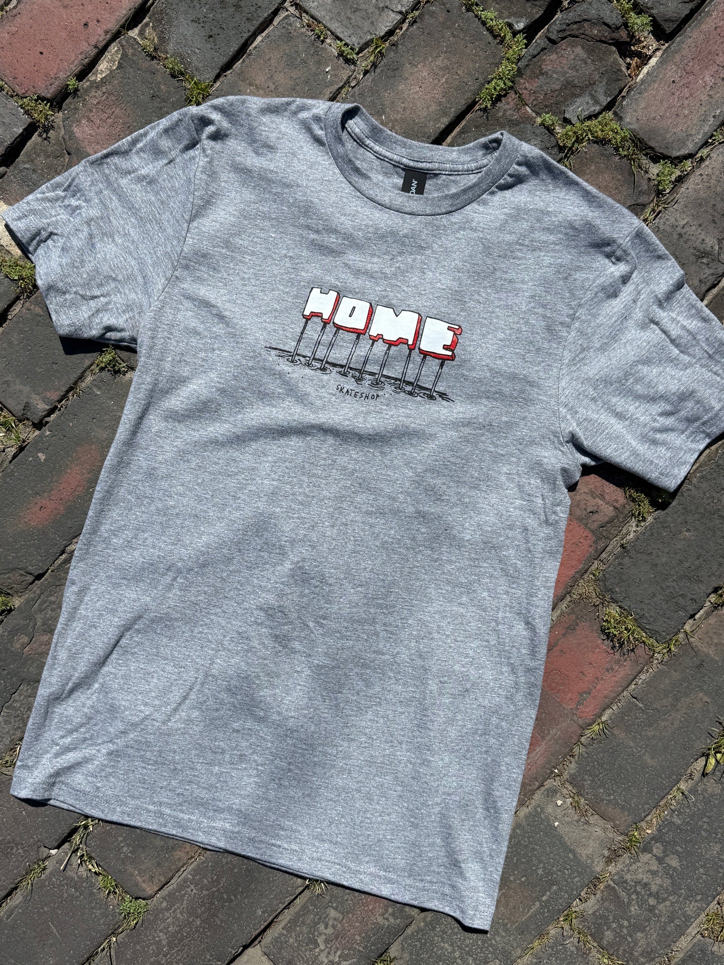 Stilts Logo Tee (Gray/White/Red)