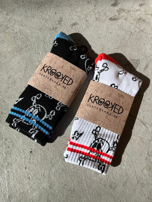 Krooked Skull Sock