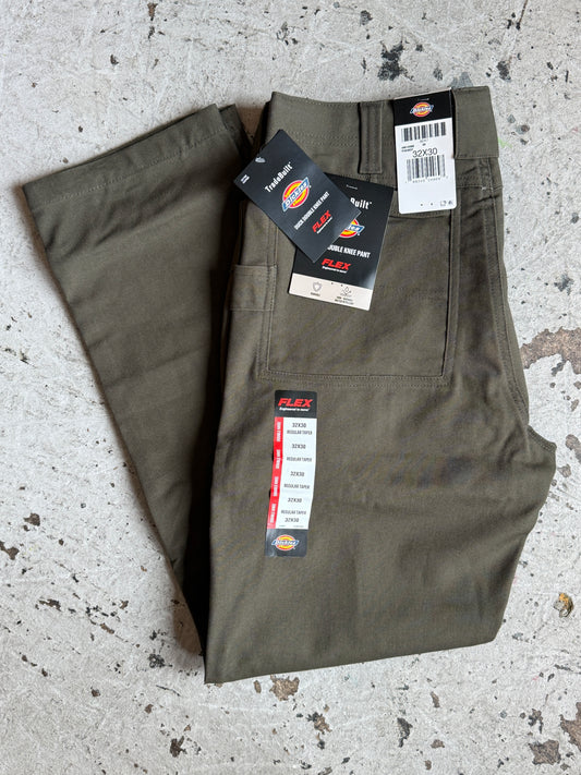 Twill Double Knee FLEX (Moss)