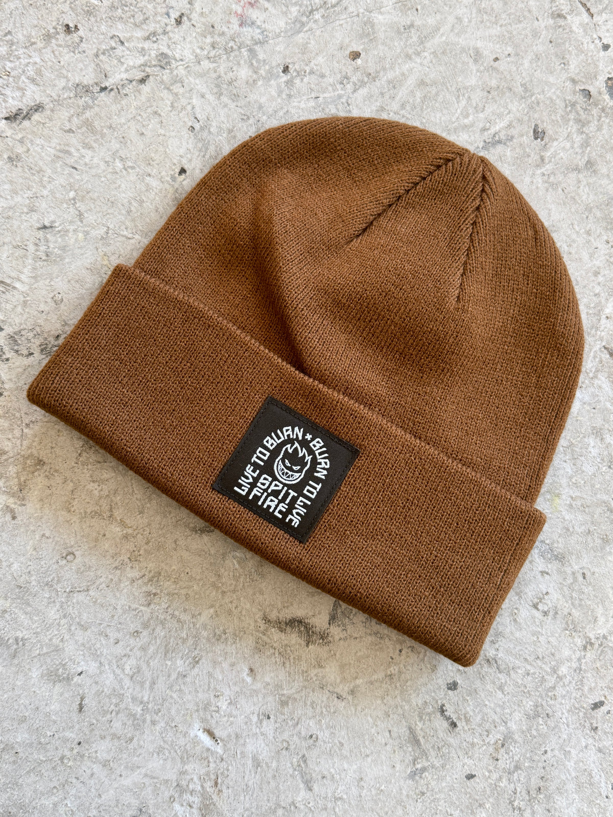 Live To Burn Cuff Beanie