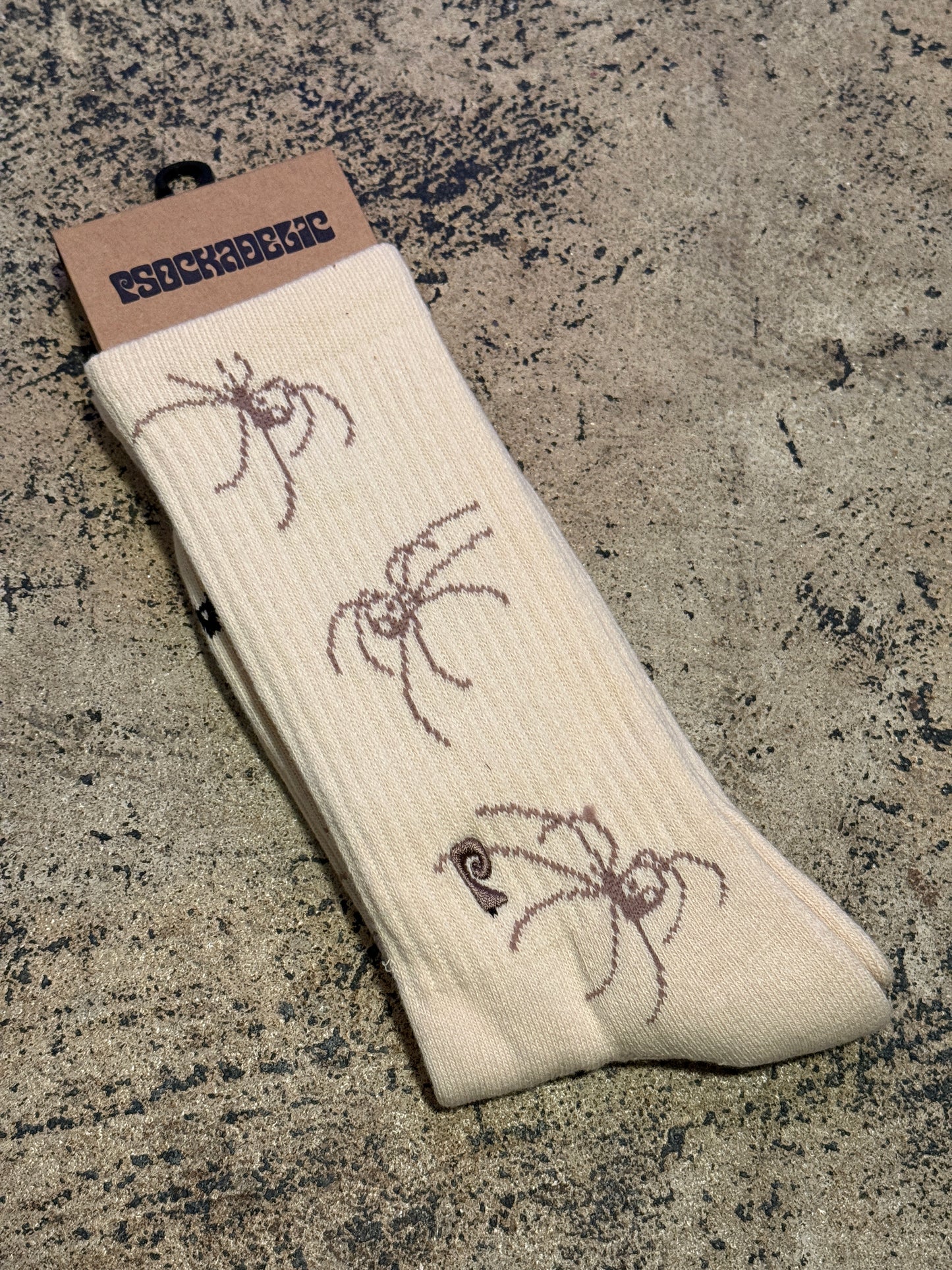 Spider Ying Yang Sock