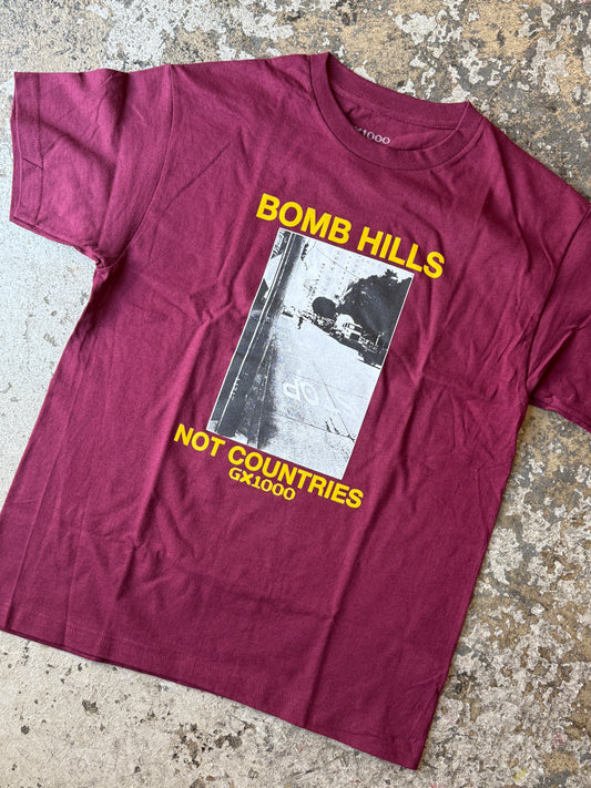 Bomb Hills Not Countries (Burgundy)
