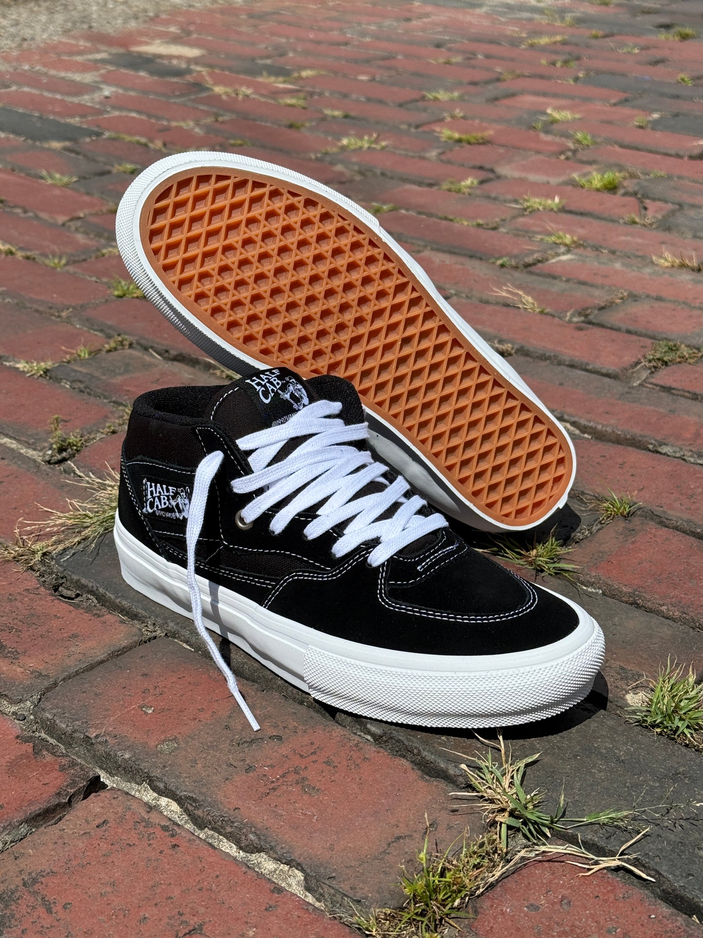 Skate Half Cab (Black/White)