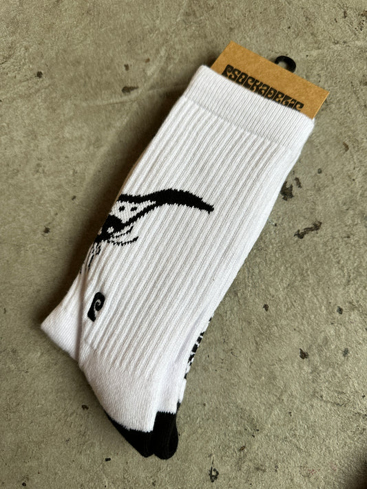 Ying Yang Butterfly Socks