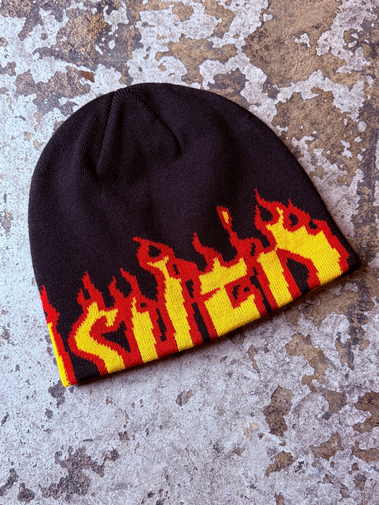 Flame Skully Beanie